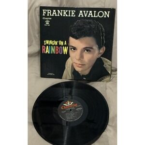 FRANKIE AVALON SWINGIN' ON A RAINBOW VINYL LP CHANCELLOR RECORDS‎  CHLX-5004